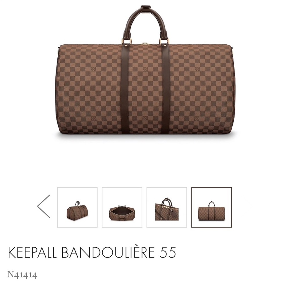 ‼️SOLD‼️Louis Vuitton Keepall Bandoulier Duffle 55 - Picture 8 of 9
